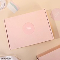 Cajas de Embalaje de Cartón Corrugado E Flute, Ligeras, Reciclables, para Calcetines, Personalizadas, Protección Ambiental de Fábrica