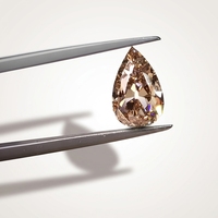 Chenjing - Diamantes Cultivados en Laboratorio con Corte Pera Champagne de 0.5ct a 1ct, Venta al por Mayor, HPHT CVD para Joyería