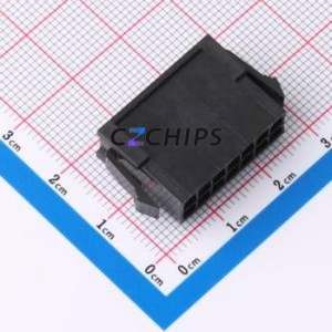 ZX-MX3.0-2-7P-HMJK Housing (Wire-to-Board / Wire-to-Wire) P=3mm Connector 2x7P 3mm Micro-Fit (MX 3.0) 3mm - Product Image 2