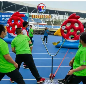 For adult Outdoor team building Special Birds angry toys plush inflatable sports interactive crazy shooting products games