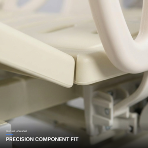 Lit d'<span class=keywords><strong>urgence</strong></span> pour soins intensifs à cinq fonctions avec barreaux latéraux en ABS de haute qualité, contrôle infirmier, réalisation de RCP, patient paralysé - Product Image 5