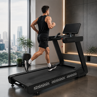 Caminadora Comercial K-FIT GSTB-5810, Carga Máxima de 150 kg, 3 Programas Personalizados, Sistema de Amortiguación de Goma Interno para Gimnasio