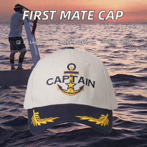 Gorra de Béisbol de Mezclilla Captain First Mate - 100% Algodón Unisex para Verano - Product Image 2
