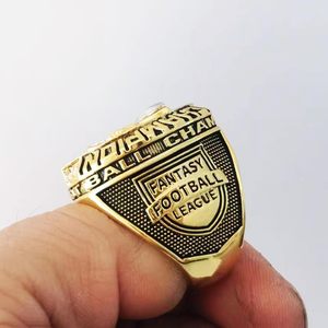 Guancrown Classic Anniversary Fantasy Football Championship Ring Premio Trofeo Ganador deportivo FFL Champion Aleación natural - Product Image 6