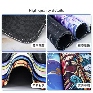 Grand tapis de souris de jeu XXL, clavier gamer sur la table, tapis de bureau rapide, anime 900x400 700X300, tapis de souris, tapis de souris japonais Dragon - Product Image 4
