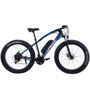 Vélo de montagne électrique de 26 pouces, vélo à neige à assistance électrique, roue intégrée, vitesse variable, vélo de plage - Product Image 2