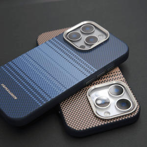 Custodia per iPhone 16 Pro <span class=keywords><strong>Max</strong></span> in Fibra di Carbonio con Design Lussuoso Tramonto e Alba, Compatibile con 15 Pro <span class=keywords><strong>Max</strong></span> 14 13, Cover Protettiva Magnetica - Product Image 4