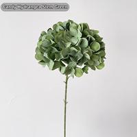 Fleurs d'hortensia HGA à prix d'usine, aspect naturel, en soie artificielle, pour la décoration de tables de réception de mariage et de salons.