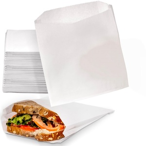 Bolsa de Papel Kraft Personalizada, Resistente al Aceite y a la Grasa, para Pan, Waffles, Hamburguesas, Sándwiches, Donuts y Bocadillos - Product Image 1