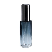 Flacon de parfum carré en verre, dégradé, vide, rechargeable, avec logo personnalisé, emballage en gros