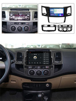 Autoradio à commande vocale Mekede pour Toyota Fortuner AN50 AN60 HILUX Revo Vigo 2008-2014 8+128g Caméra 360° Ventilateur de refroidissement BT Stéréo