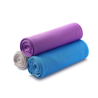 Serviette de refroidissement en microfibre, fabrication en gros, glace de poche de sport