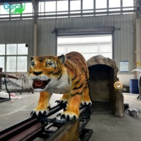 Gecai Amusement Park Custom Animatronic tiger Model Factory