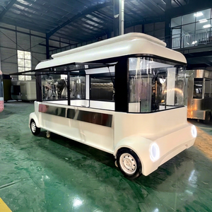 Food Truck, Remorque Alimentaire, BBQ Mobile, Pizza, Hot-dogs, Crème Glacée, Snacks, en Acier Inoxydable, Conforme aux Normes Américaines, avec Friteuse à Café Intégrée, Anti-rouille - Product Image 1