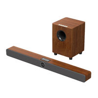 Barre de son multifonctionnelle 8 pouces avec son surround, haut-parleur Bluetooth et caisson de basses pour cinéma maison et chambre d'hôtel – Approvisionnement direct usine