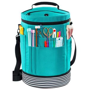 Multi-Functional Fabric <b>Knitting</b> <b>Needles</b> <b>Case</b> Portable Yarn Storage Organizer with Accessories Holder for Crochet Set - Product Image 1