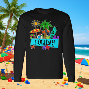 T-shirt à manches longues pour les vacances, la détente, la plage, la fête, les vacances d'été - Product Image 3