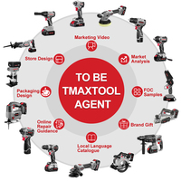 Marteau de démolition électrique TMAXTOOL 220V, brise-roche rotatif, outil de perçage du béton, outil électrique robuste
