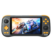 Consolas de Juegos Portátiles S Classic K59, Pantalla Táctil HD de 5.5 Pulgadas, Sistema Android 14, Reproductor de Juegos Portátil K59, Compatible con WiFi y Juegos de PC