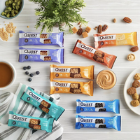 Conception personnalisée Sachets de barres protéinées à impression numérique Pochettes pour biscuits au chocolat Sacs d'emballage alimentaire