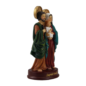 Resina estatuas Reino Unido Sagrada Familia <span class=keywords><strong>estatua</strong></span> 10cm religiosa católica de polyresin estatuas - Product Image 3