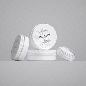 Merrynewon Custom Aluminum Cosmetic Metal Can with Silk Screen & Sticker Printing Screw Cap Round Shape for <b>Eye</b> Cream - Product Image 3