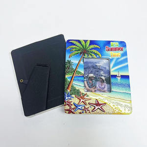 All'ingrosso 3D goffrato 1x2 pollici Design personalizzato Mini cornice per foto in ceramica con cartone - Product Image 3