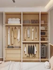 Armoires en bois Armoires de chambre à coucher Armoires Organisateur personnalisé Design Placard Meubles de chambre - Product Image 6