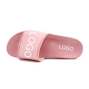 Greatshoe-Sandalias deslizantes personalizadas para hombre y mujer, zapatillas rosas con absorción de impacto OEM, venta al por mayor - Product Image 5