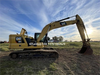 Excavatrice sur chenilles d'occasion 323 d'origine japonaise avec moteur, haute efficacité opérationnelle, 100 % prête à l'emploi