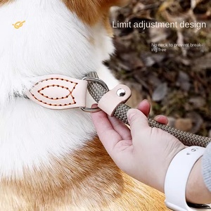 耐用的狗皮带手拉绳P链项圈，适用于小狗和金毛猎犬，适用于猫防破防爆 - Product Image 3