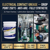Graisse pour contacts électriques basse température -35°C à 200°C, anti-arc, anti-oxydation pour micro-interrupteurs, relais, connecteurs, conforme REACH RoHS, OEM