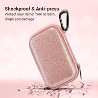 Estuche de Almacenamiento Portátil Personalizado de EVA, Resistente al Agua, a los Golpes y al Polvo, para MP3/4, con Logotipo de Color Personalizado