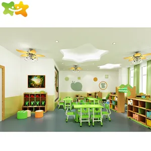 Серия в скандинавском стиле для детского сада, классной комнаты, детский сад, деревянная мебель, дизайн