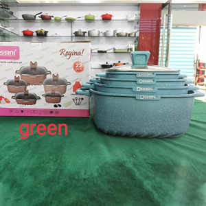 Juego de 22 Piezas de Ollas y Sartenes Dessini Masterclass Premium de Aluminio Fundido Antiadherente para Cocina - Product Image 6