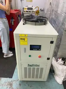 5Ton 5HP 15KW Hydraulic Oil Chiller Built-in Oil Pump And Oil Tank