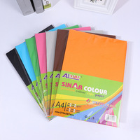 Personnalisable 70gsm 80gsm 100 feuilles A4 taille école bureau papier couleur papier origami