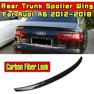 Pour Audi A6 C7 2012 2013 2014 2015 2016 2017 2018 Aileron arrière, kit carrosserie, becquet de coffre arrière - Product Image 2