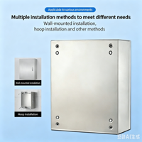 Boîtier de distribution électrique mural OEM personnalisé IP65, armoire hydraulique en acier inoxydable et acier galvanisé pour usage industriel