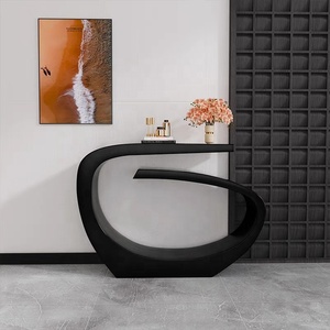 Mesa de <span class=keywords><strong>Consola</strong></span> Moderna de Lujo <span class=keywords><strong>para</strong></span> Sala de Estar, Material de Hierro, Mesa de Entrada con Iluminación, Diseño Artístico Contemporáneo <span class=keywords><strong>para</strong></span> Hoteles, <span class=keywords><strong>Comedor</strong></span> y Uso Familiar - Product Image 3