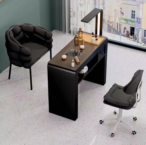 Mesa de Manicura Individual en Oferta, Juego de Mesa y Silla Profesional para Uñas con Aspiradora, Mesa de Manicura para Salón de Uñas - Product Image 1