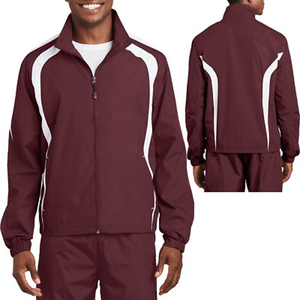 แจ็กเก็ตการโค้ชสำหรับผู้ชายเสื้อกันลมที่อบอุ่นพร้อมผ้าปักติดฉลากตามต้องการ - Product Image 2