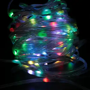 地球仪球自动变色装饰灯婚庆灯迷你球仙女发光二极管圣诞串灯
