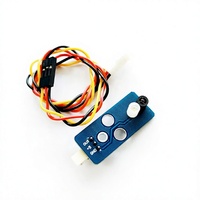 Sensor Skala Abu-abu Analog Satu Arah Modul Pelacak Garis Pengenalan Warna Fotosensitif untuk Balapan Robot