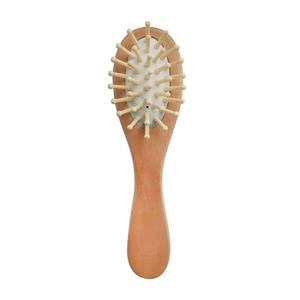 Juego de cepillos de lana ecológicos para bebés con mango de madera suave y esponjoso peine pequeño para Niñas para uso en el hogar y el salón - Product Image 4