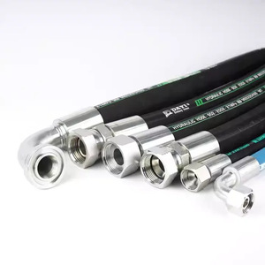 Tuyau haute pression BR 6*18*110*1 tressé en fil d'acier pour machines de construction - Product Image 2