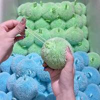 Mainan Bola Remas Kreatif Suara Renyah Pereda Kecemasan Bola Buatan Tangan Lucu Bola Rambut Santai Tangan Mainan Squishy