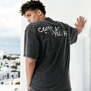 Camisetas de Algodón 100% Vintage con Lavado Ácido, de Alta Calidad, al Por Mayor a Precio de Fábrica, Camisetas Personalizadas para Hombre, Tallas Grandes, Proveedor Destacado - Product Image 4