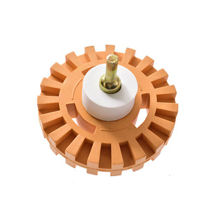 Roda de borracha para remoção de fita pneumática de 4 polegadas, ferramenta de polimento e disco de moagem, decalque para pintura de carro - Product Image 1