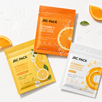 Sachet d'échantillon de crème solaire cosmétique shampoing biodégradable zip-lock personnalisé emballage de sachet pochette de supplément d'échantillon de soin de la peau